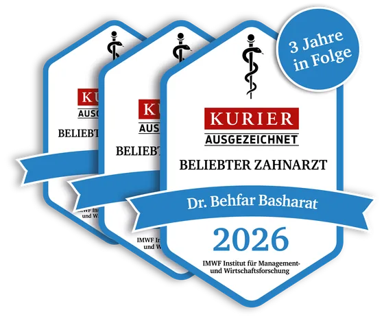 Kurier Auszeichnung - Beliebter Zahnarzt 2026 Dr. Basharat